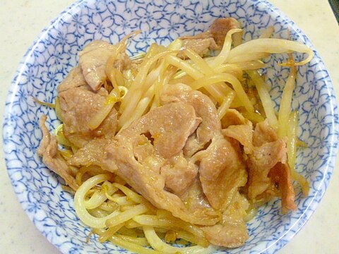 簡単♪おつまみ♪豚肉ともやしのさっぱりしょうが焼き